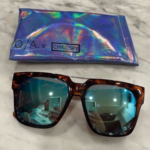 Quay x Chrisspy Mirrored Sunglasses